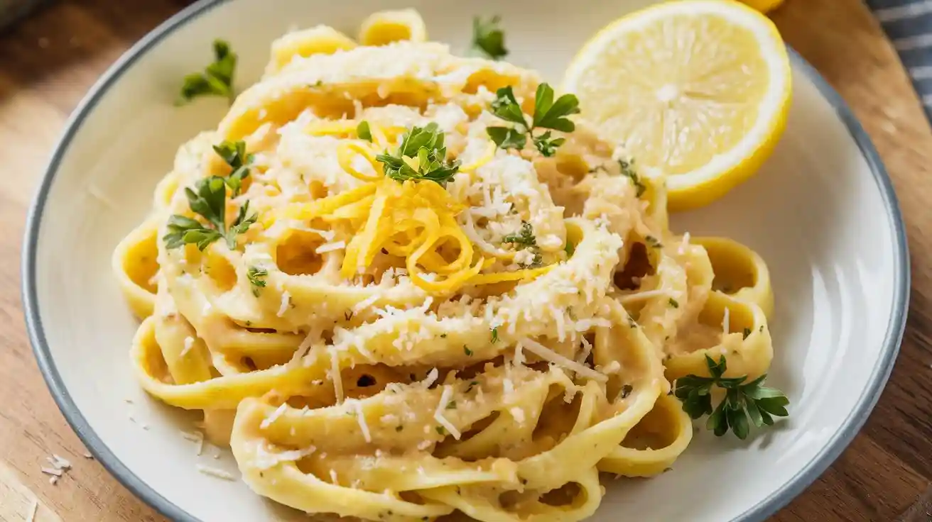 Quick & Easy Lemon Garlic Parmesan Pasta: Dinner in 20 Minutes